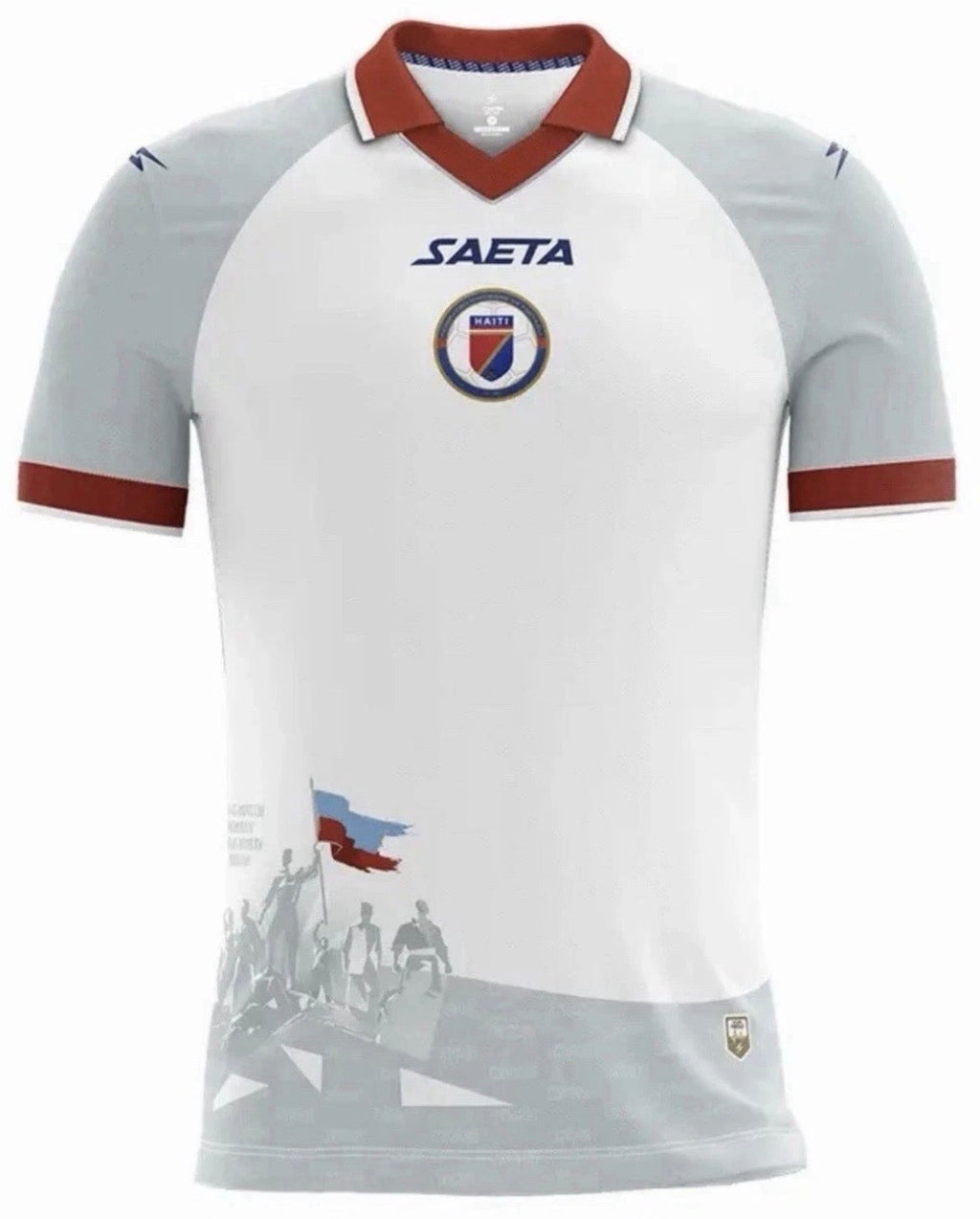2026 Haiti Soccer Team Fans Jersey White