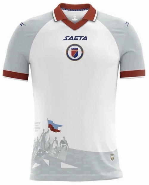 2026 Haiti Soccer Team Fans Jersey White