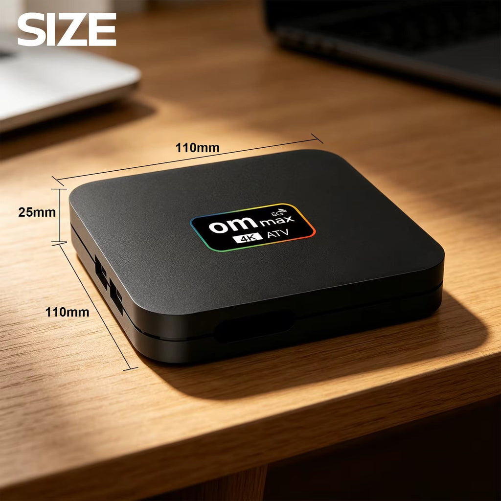 OM max 4k Android TV BOX