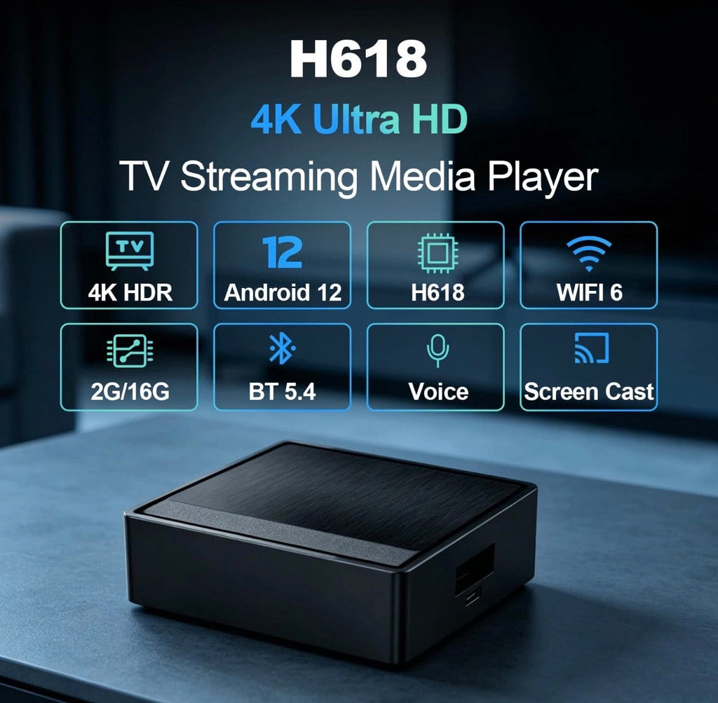 Lemon TV Mini Android TV Box 12.0 Pocket-Size 4K Streaming Device for TV